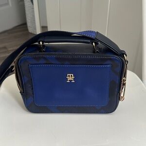 Tommy Hilfiger Navy and Black Crossbody Bag